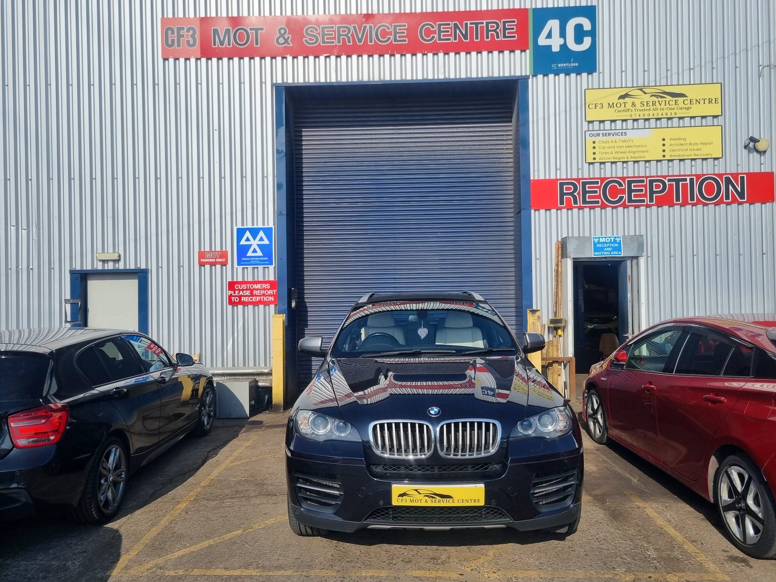 Unit 4C Wentloog Buildings, the CF3 MOT and Service Centre premises on Wentloog Road in Rumney, Cardiff